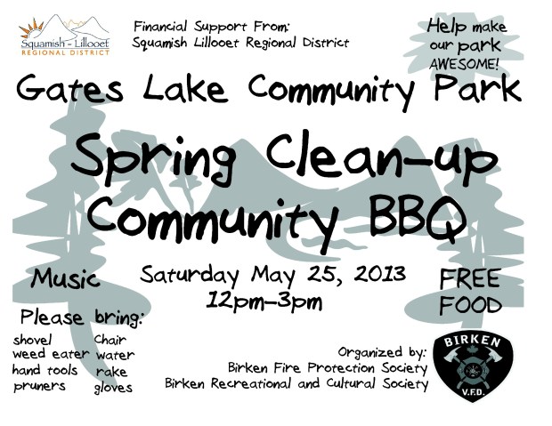 Gates Lake Spring Clean