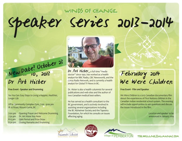 New date Speaker Series