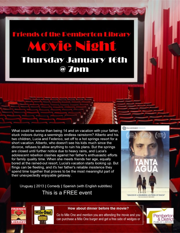 January 16th, 2014 movie night