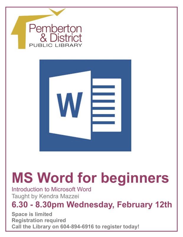 PemLib MS Word for beginners