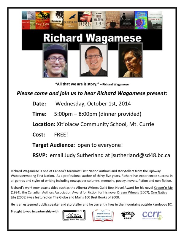 Richard Wagamese in Mt Currie