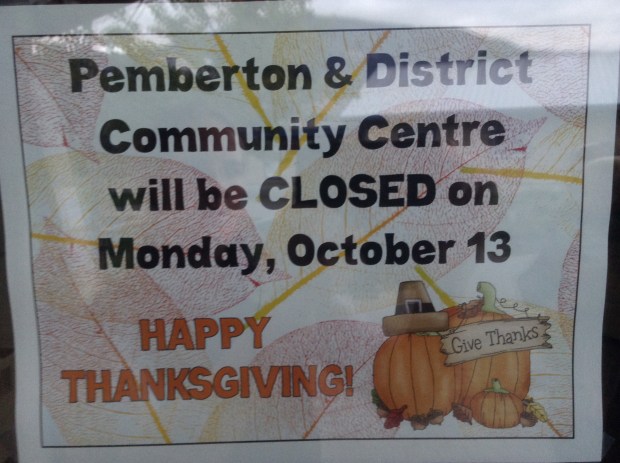 Thanksgiving hours