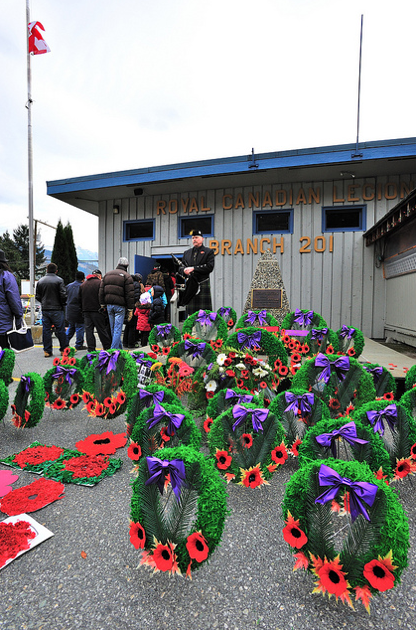 Remembrance Day photo by Dave Steers Pemberton
