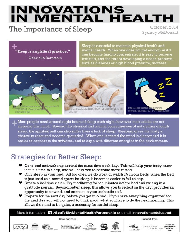The Importance of Sleep