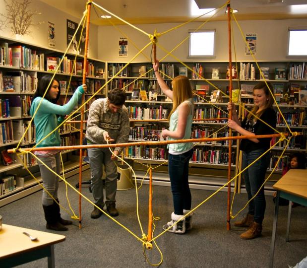 the library in early 2013