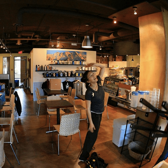 Model for a groovy arthouse cafe? Pemberton's own Mt Currie Coffee Co, shown here just before their opening 7 years ago.