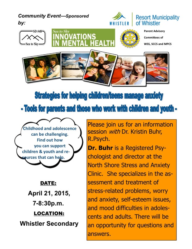 April 21 Dr Buhr presentation in Whistler