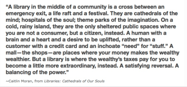 quote about libraries