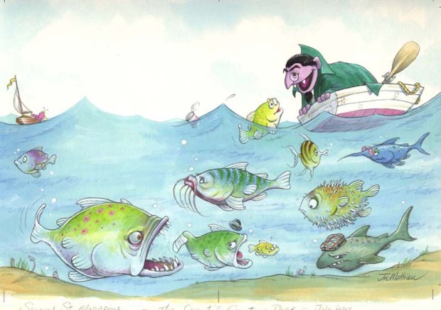 The Count Counts Fish