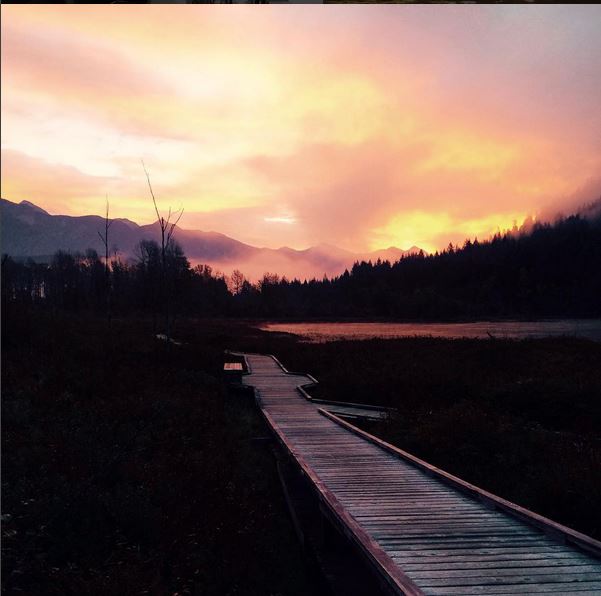 One Mile in the pretty light