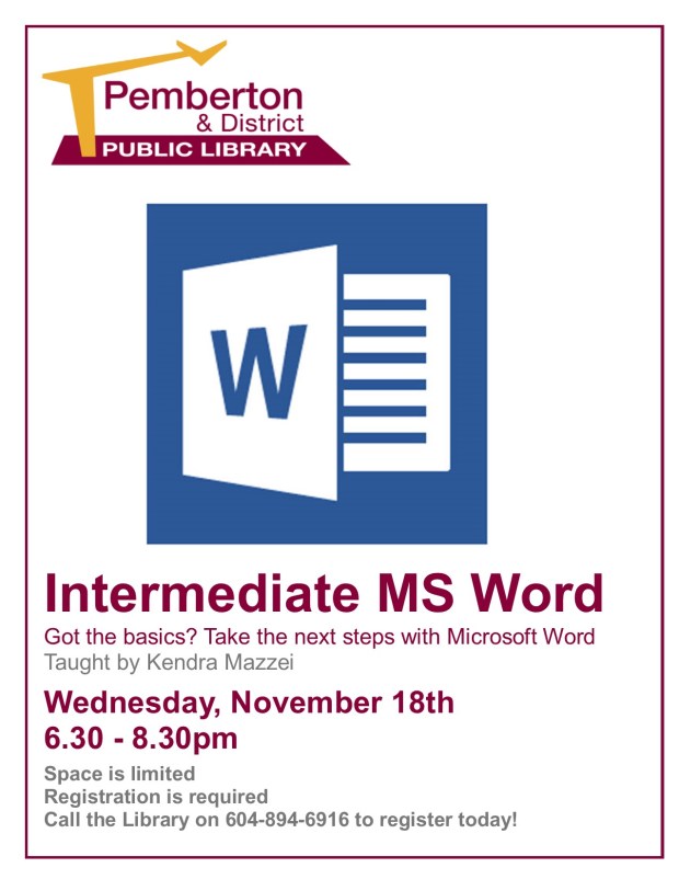 Intermediate Word Nov 18th