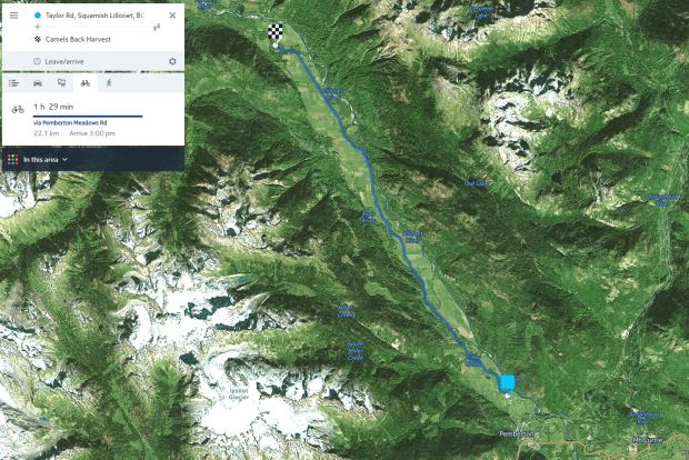 Slow Food cycle closure map