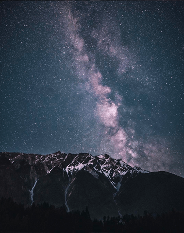 David Ward Milky Way over Mt Currie