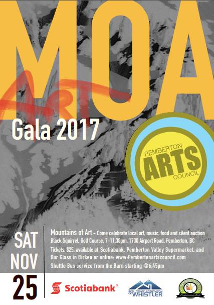Mountains of Art Pemberton Arts Council November 25 2017