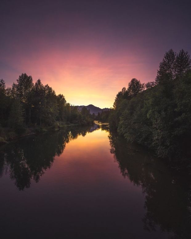 David Ward photo of sunset Wed September 26 2018