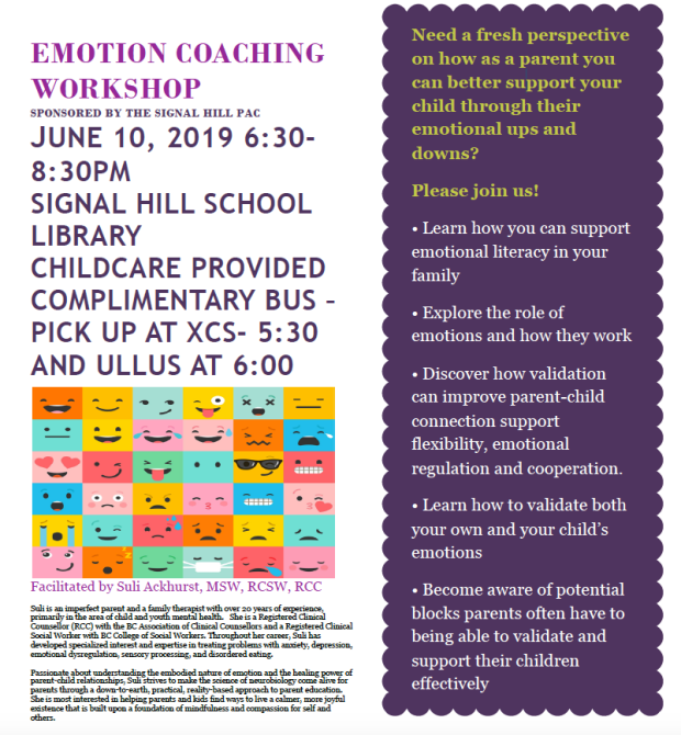 Emotion Coaching workshop
